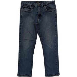 Urban Star Mens Jeans 36 x30 Straight Leg Stretch Blue
